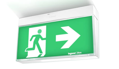 Legrand emergency exit light preferred installer Sydney